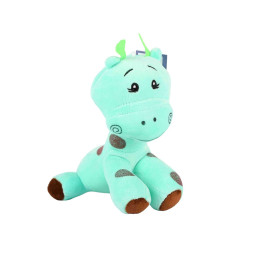 22cm. Plush Giraffe - Green